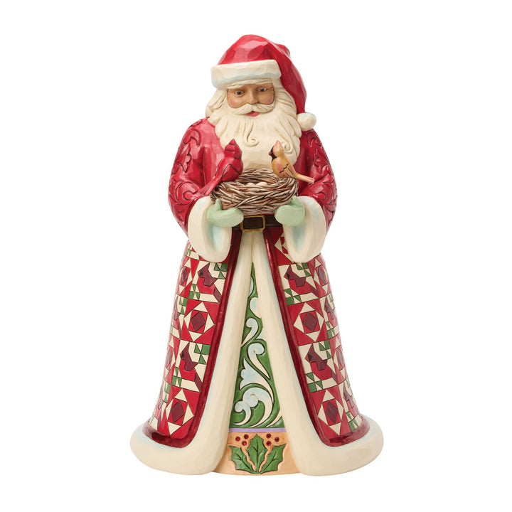 Collectors Edition Santa with Birds Nest