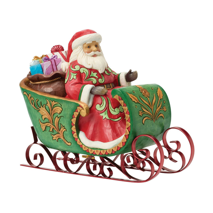 Santa in a Musical Sleigh