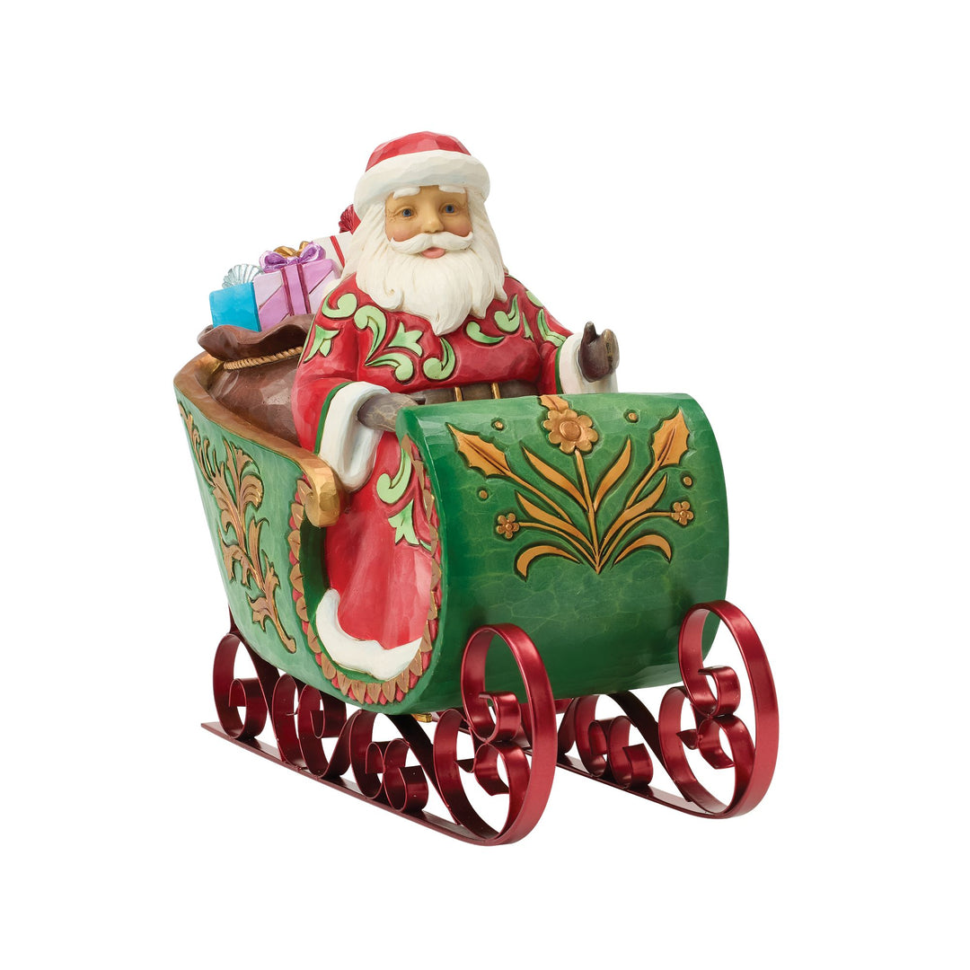 Santa in a Musical Sleigh