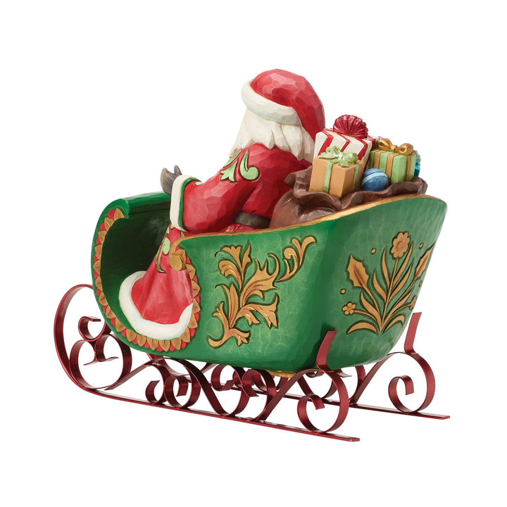 Santa in a Musical Sleigh