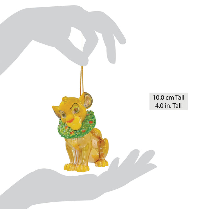 Simba with Wreath Hanging Ornament by Department 56