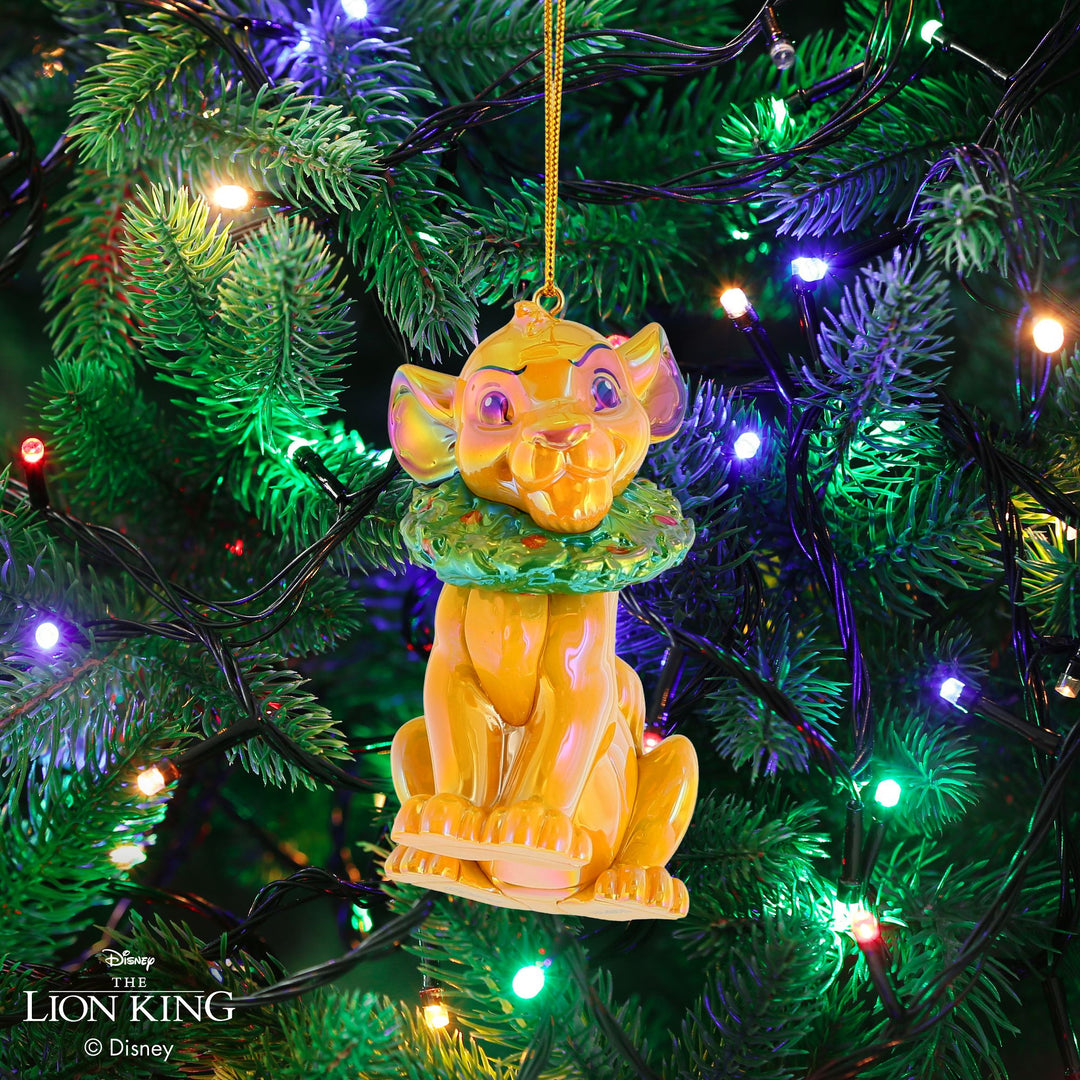 Simba with Wreath Hanging Ornament by Department 56