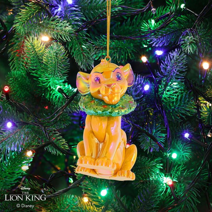 Simba with Wreath Hanging Ornament by Department 56