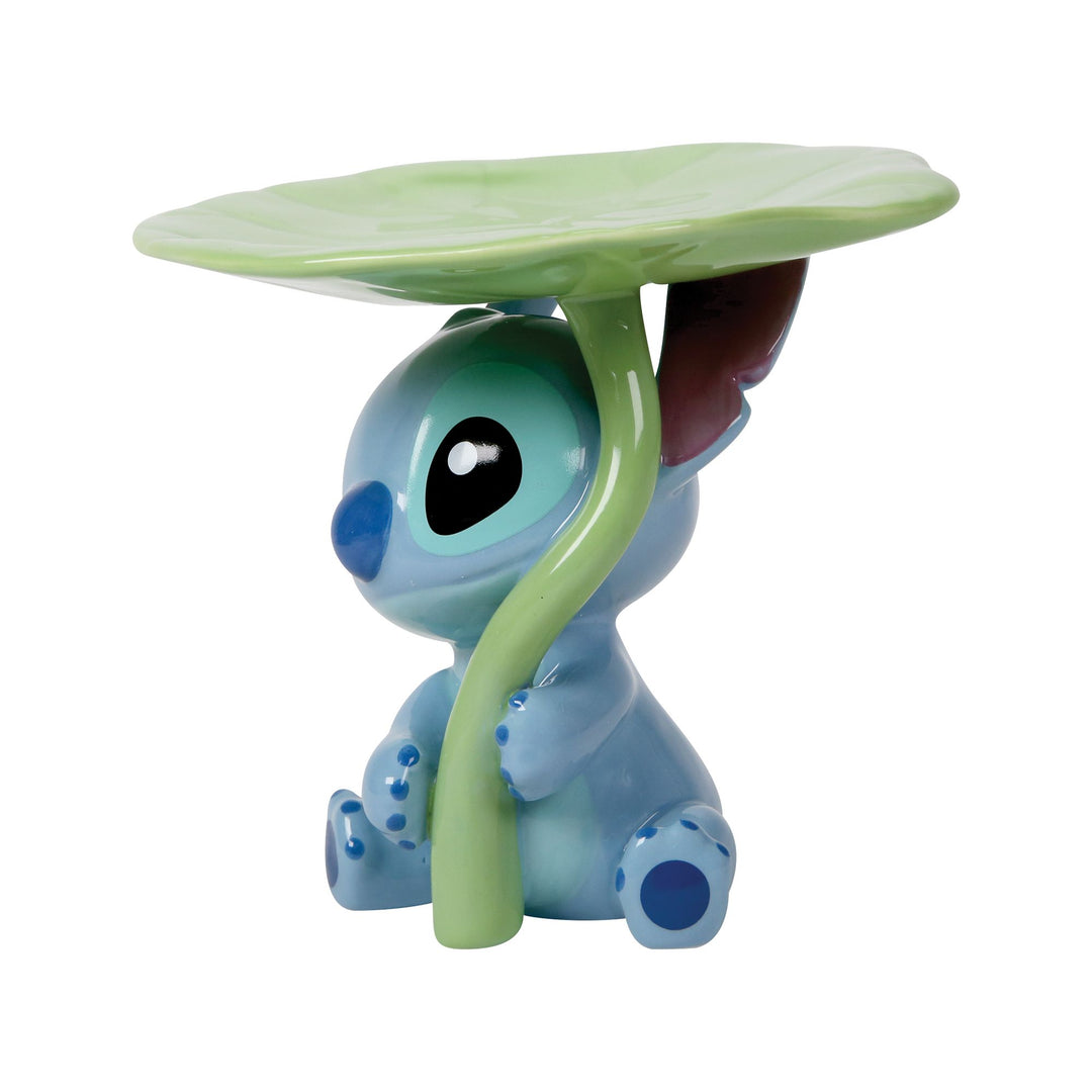 Stitch Lily Pad Trinket Tray Figurine by Disney Showcase