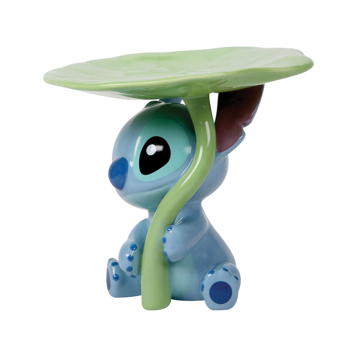 Stitch Lily Pad Trinket Tray Figurine by Disney Showcase