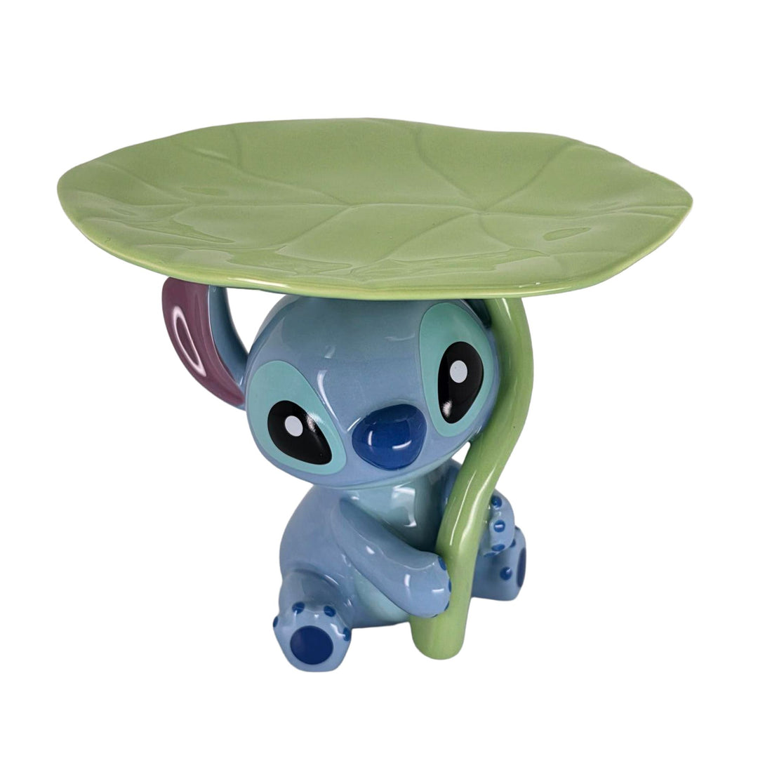 Stitch Lily Pad Trinket Tray Figurine by Disney Showcase