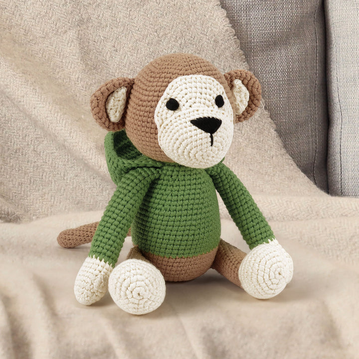 Sebastian the Monkey Soft Toy by Woolie