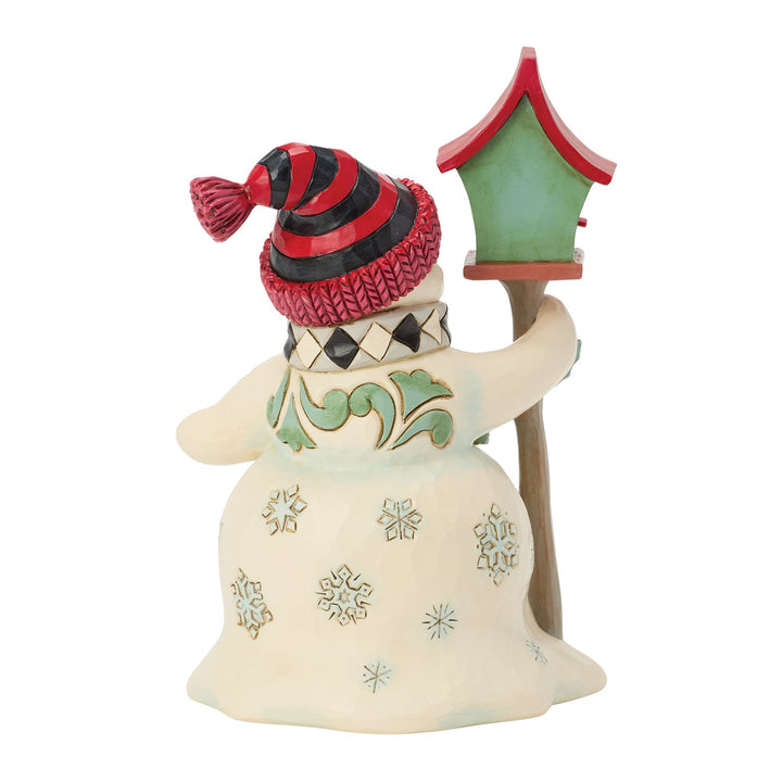 Highland Glen Snowman with Birdhouse
