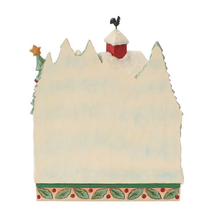 Full of Christmas Spirit (Highland Glen Barn Scene Figurine)