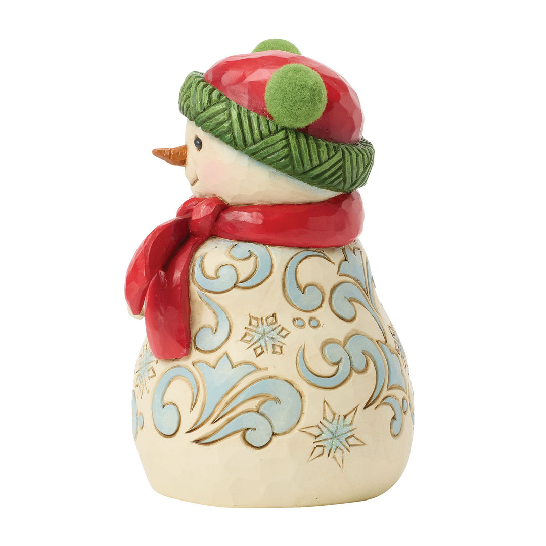 Snowman with Pom Pom Hat