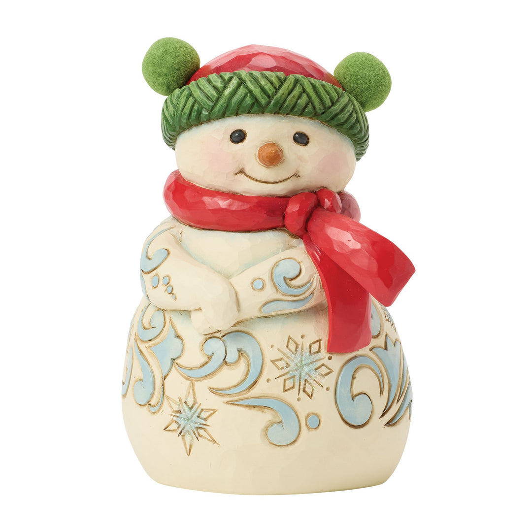 Snowman with Pom Pom Hat