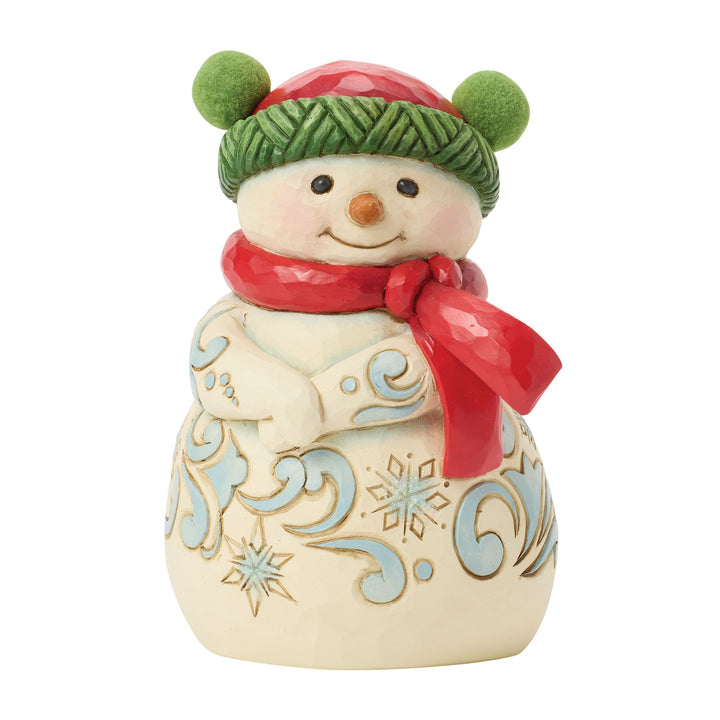 Snowman with Pom Pom Hat