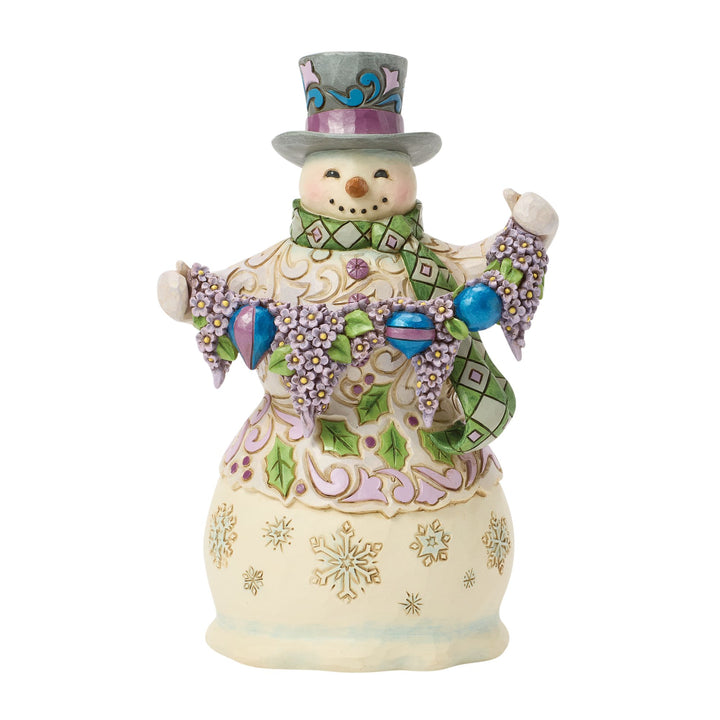 Purple Snowman
