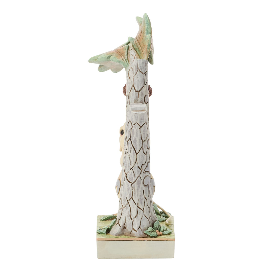 White Woodland Mouse with Acorn