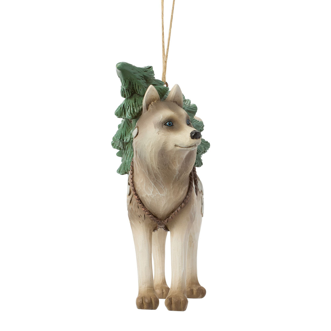 Husky Dog Hanging Ornament