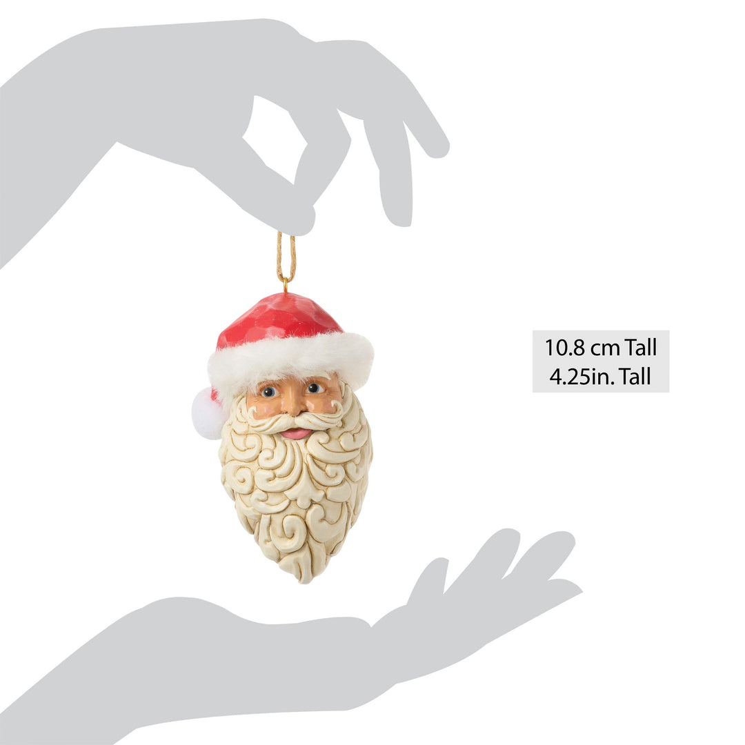Vintage Santa Head Hanging Ornament