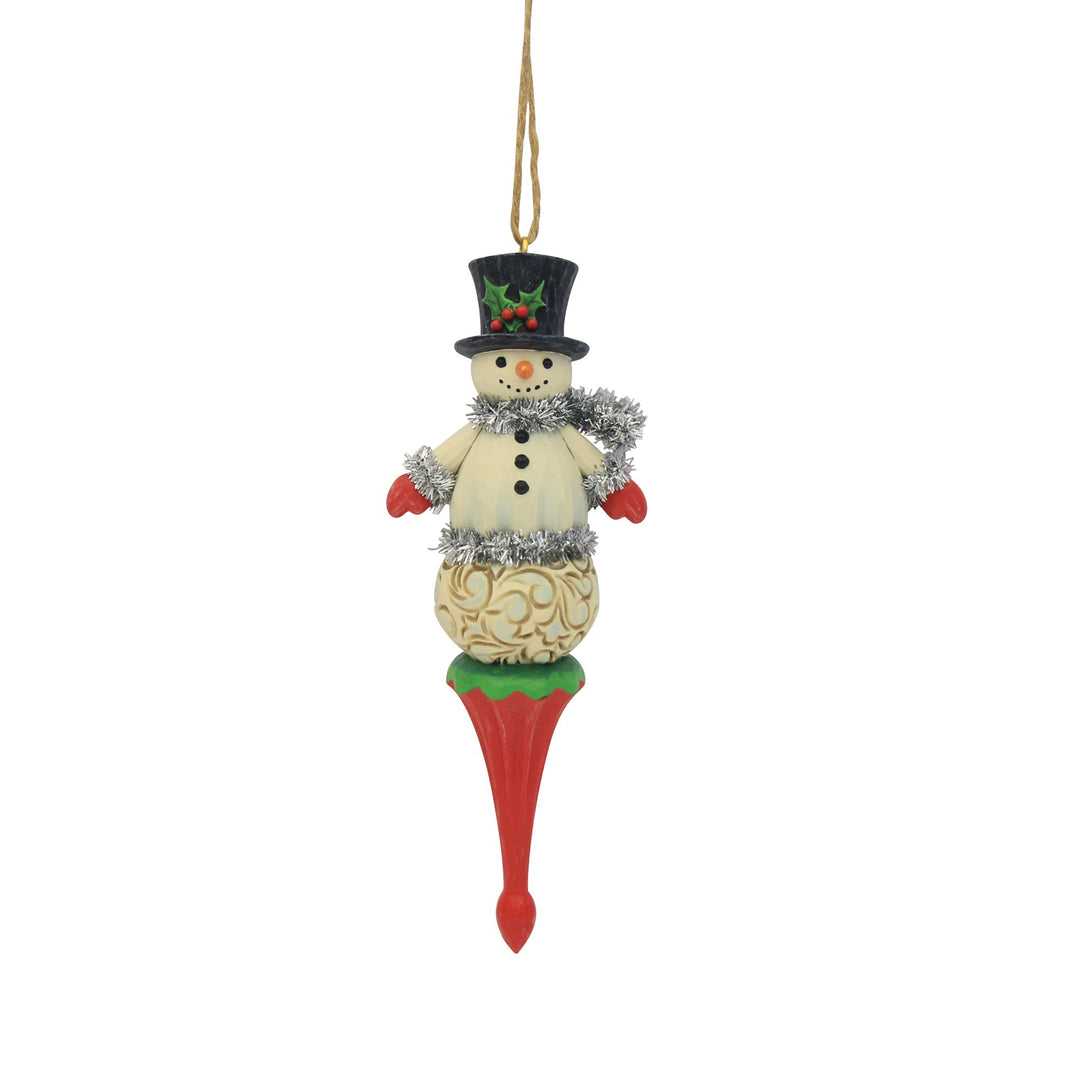 Snowman Finial Hanging Ornament