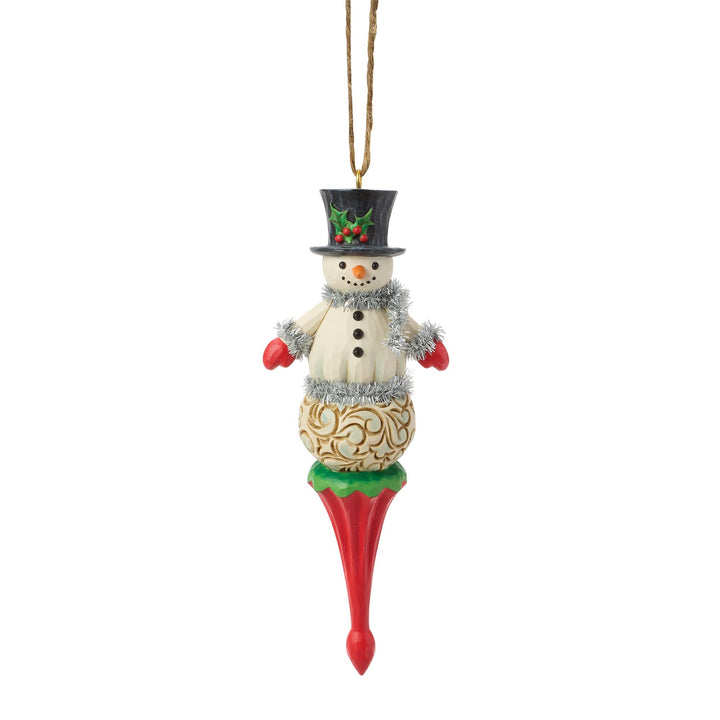 Snowman Finial Hanging Ornament