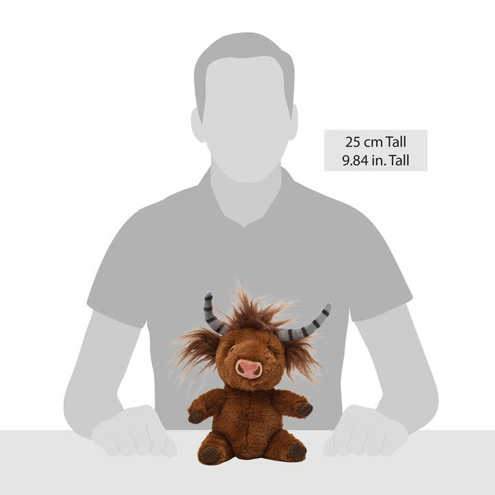 Clover the Highland Cow medium Plush by Allen Designs