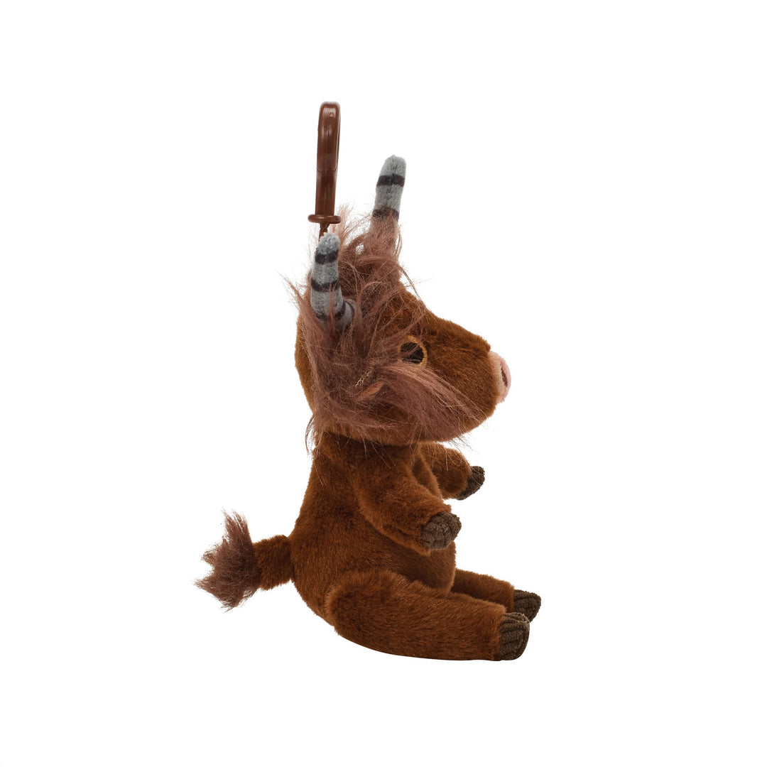Clover the Highland Cow Backpack Clip by Allen Designs