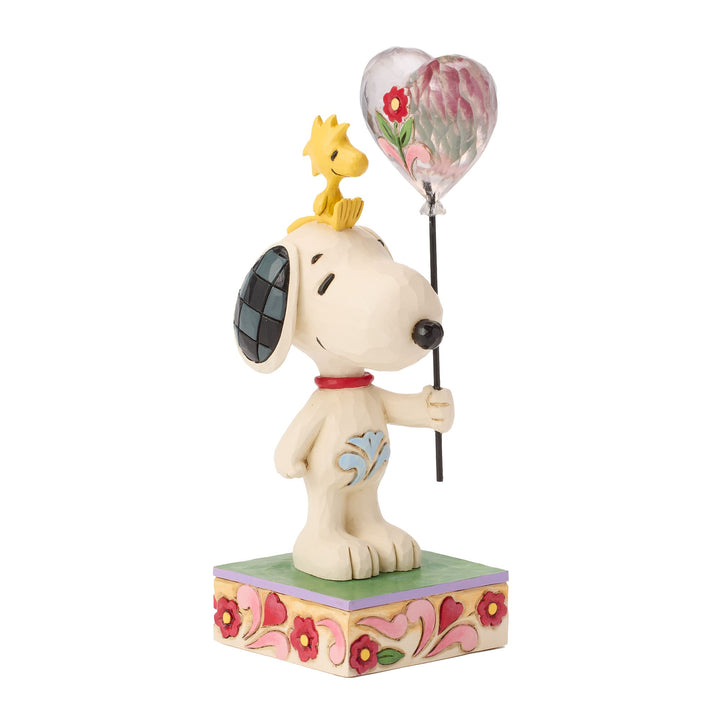 Snoopy Heart Balloon Figurine - "You Make My Heart Float"
