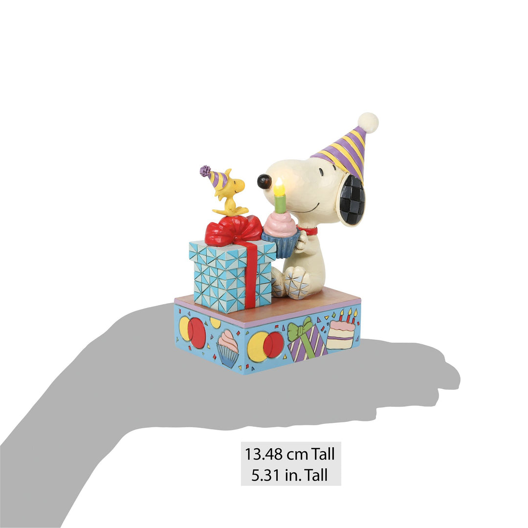 Birthday Snoopy Figurine - "You Take the Cake|"