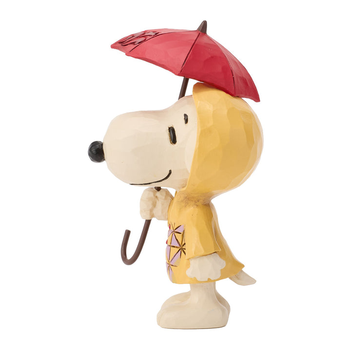 Snoopy In Raincoat Figurine