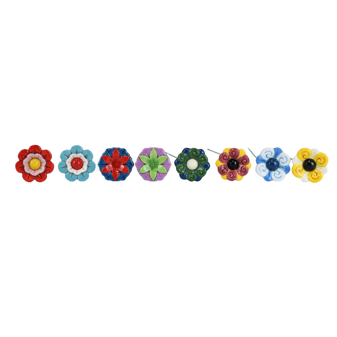 Assorted Flowers Set of 8