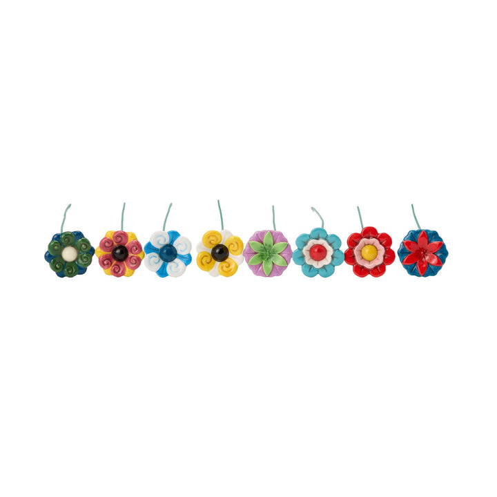 Assorted Flowers Set of 8