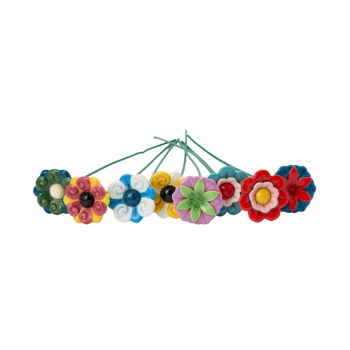 Assorted Flowers Set of 8