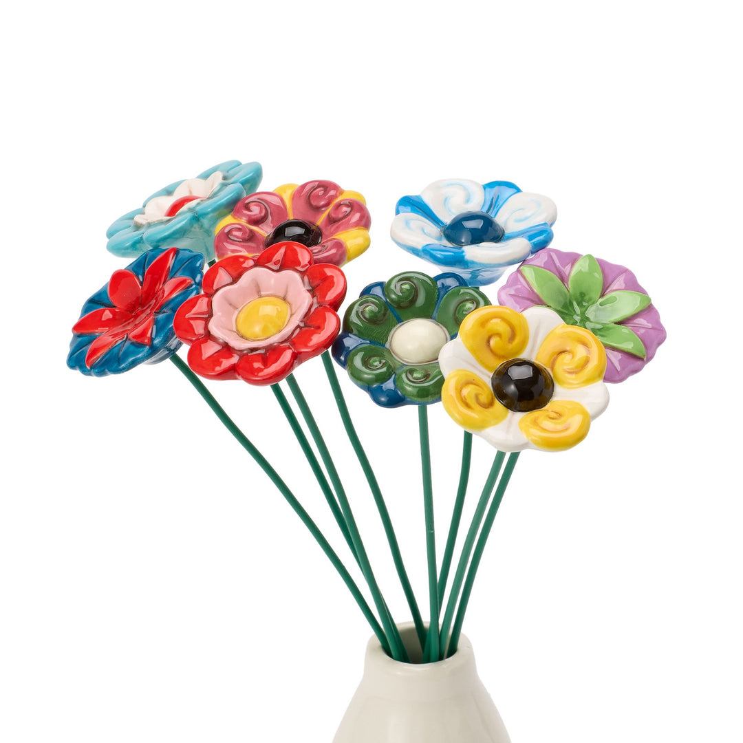 Assorted Flowers Set of 8