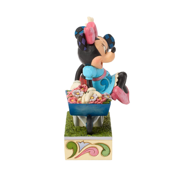 Mickey Minnie Wheelbarrow Figurine