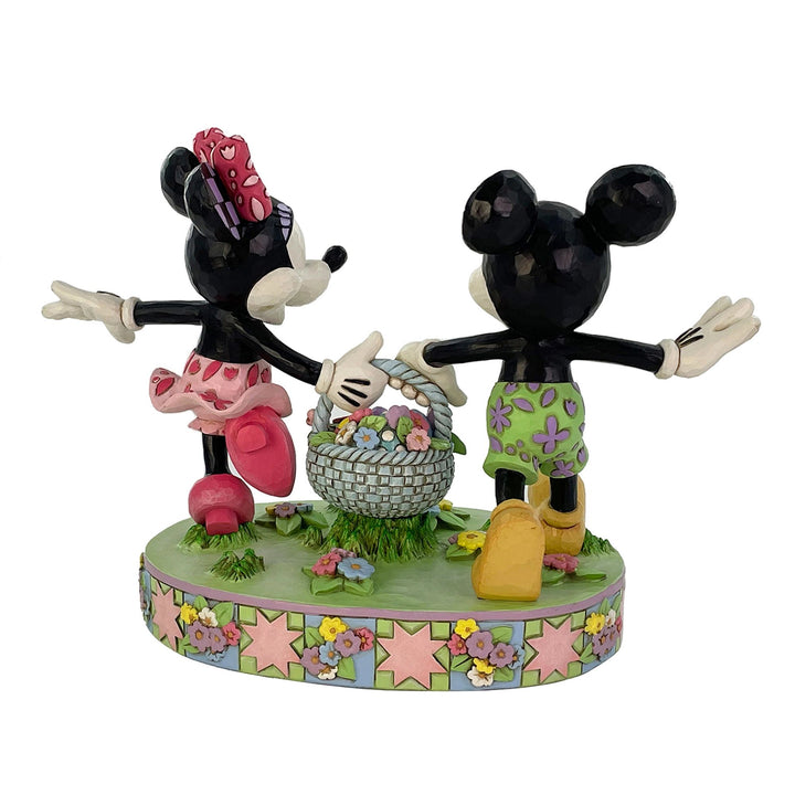 Mickey and Minnie Easter Figurine