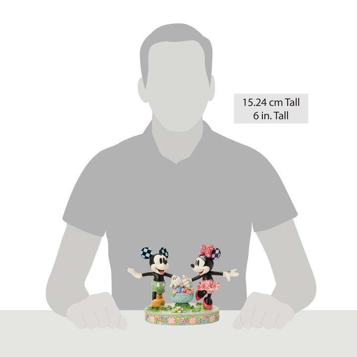Mickey and Minnie Easter Figurine