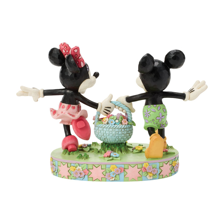Mickey and Minnie Easter Figurine