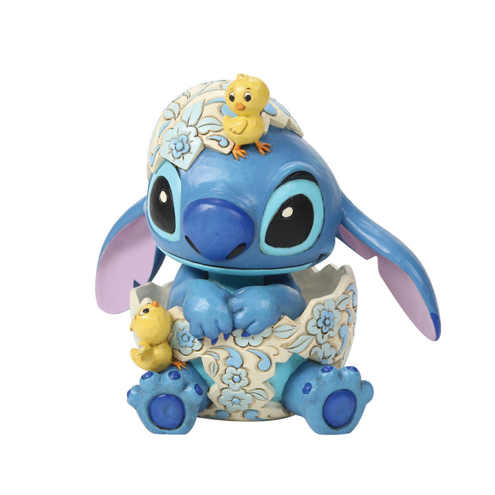 Stitch Egg With Chicks Figurine