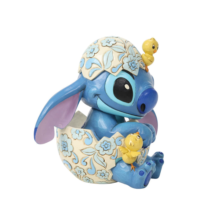 Stitch Egg With Chicks Figurine