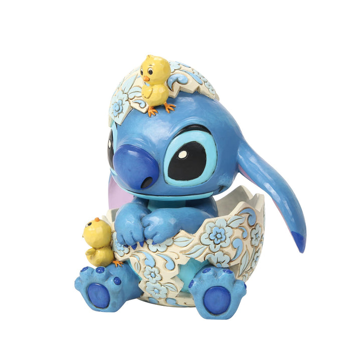 Stitch Egg With Chicks Figurine