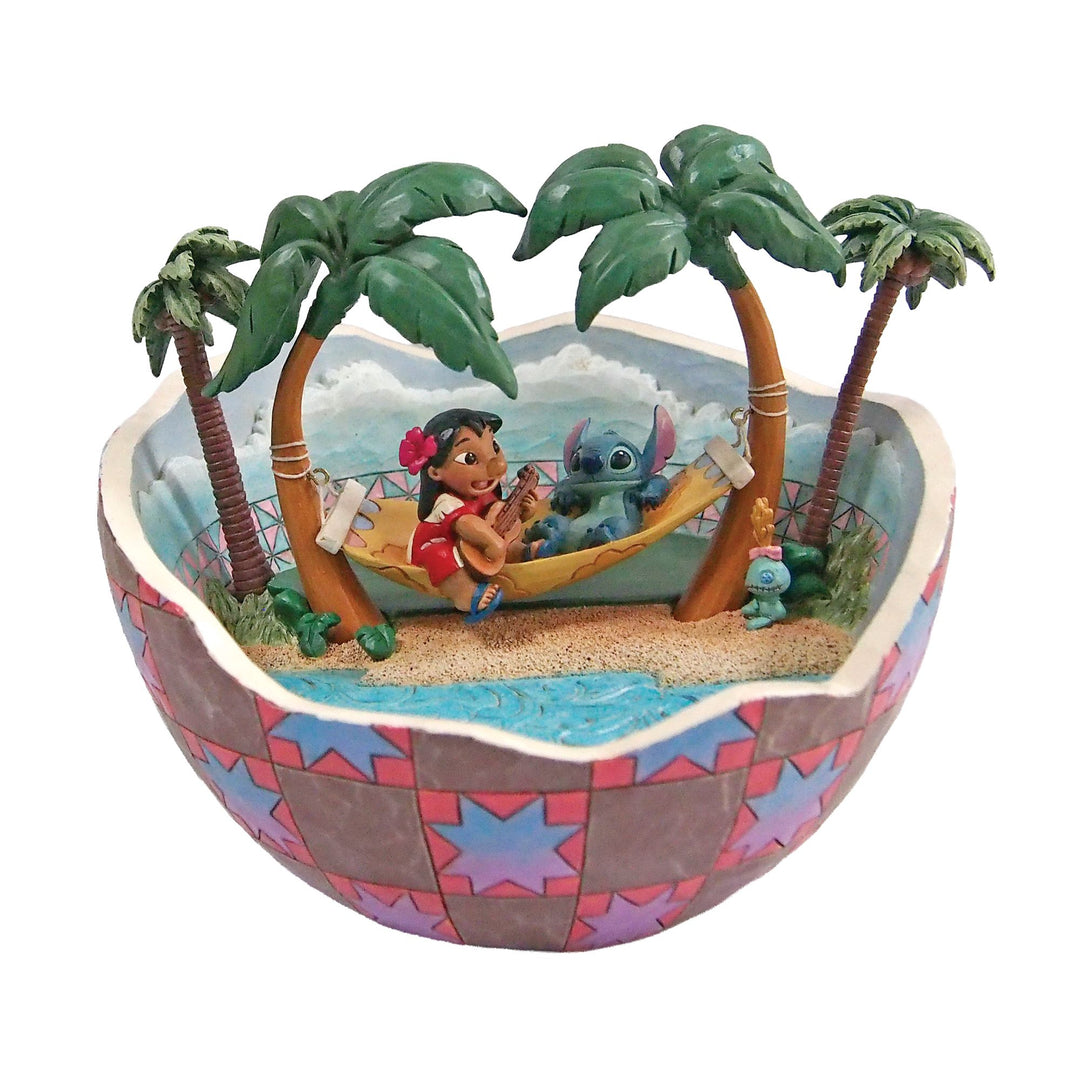 Lilo Stitch Coconut Movie Moment Figurine