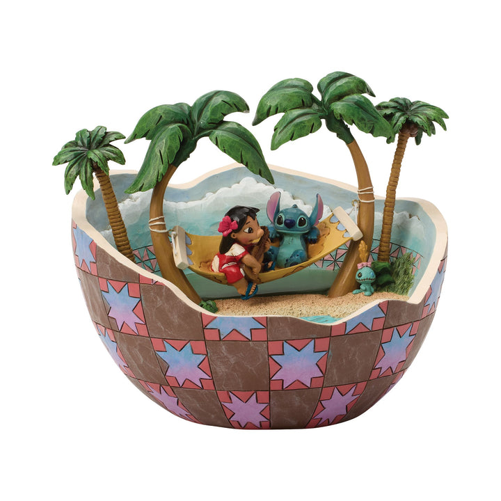 Lilo Stitch Coconut Movie Moment Figurine