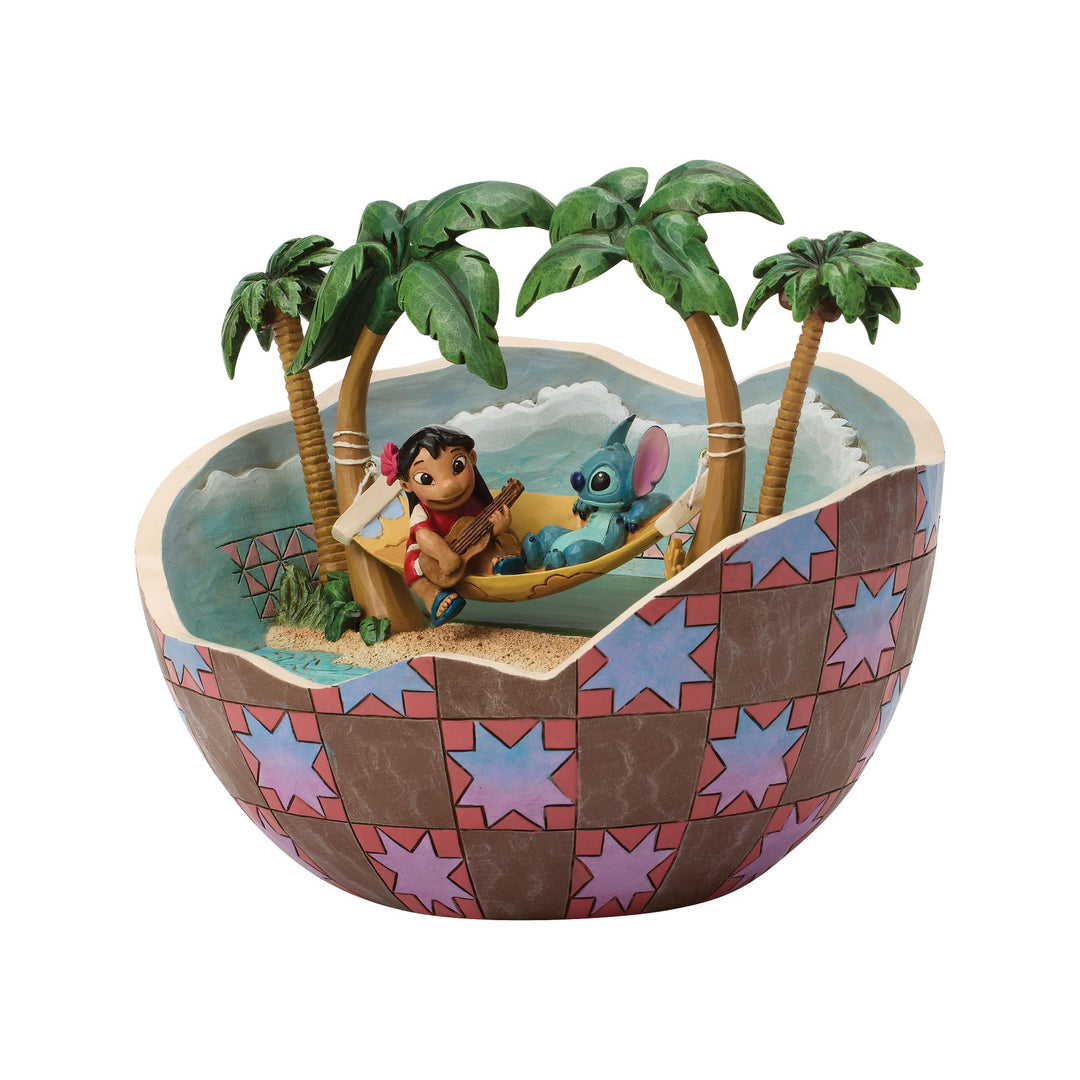 Lilo Stitch Coconut Movie Moment Figurine