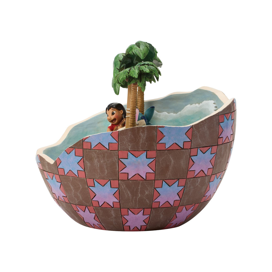 Lilo Stitch Coconut Movie Moment Figurine