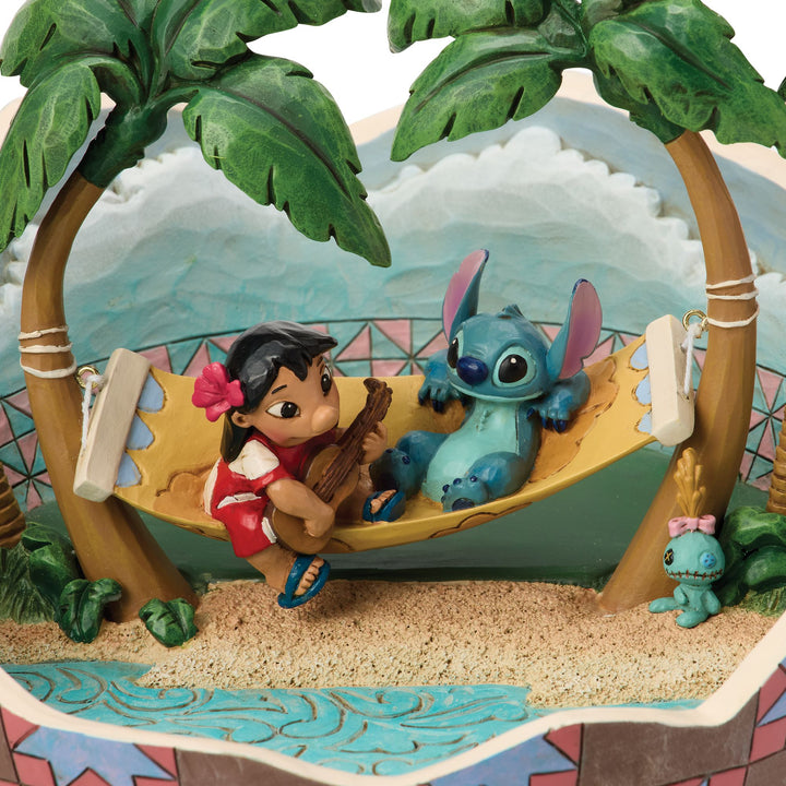 Lilo Stitch Coconut Movie Moment Figurine