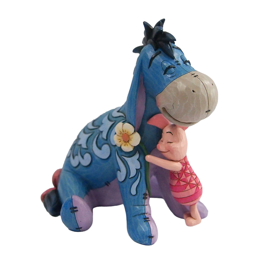 Eeyore and Piglet Hug Figurine