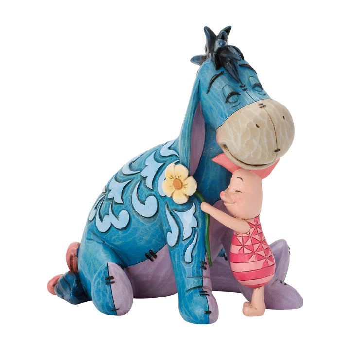 Eeyore and Piglet Hug Figurine