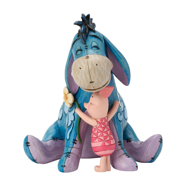 Eeyore and Piglet Hug Figurine