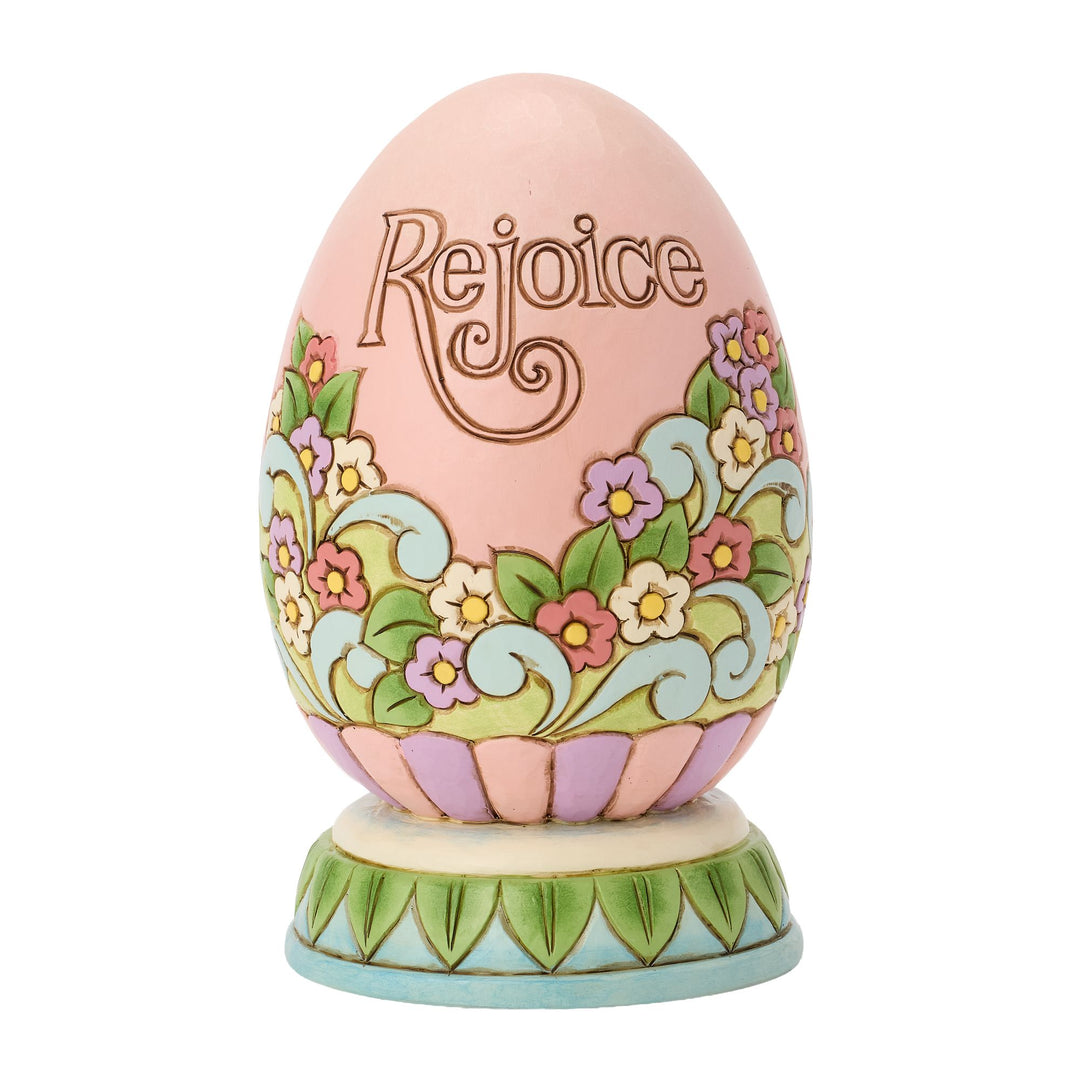 Easter Rejoice LED Egg Diorama Figurine - "Blessed Easter"