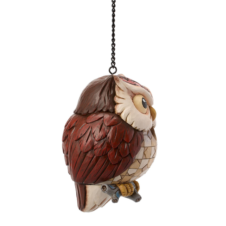 Birdhouse Owl Figurine