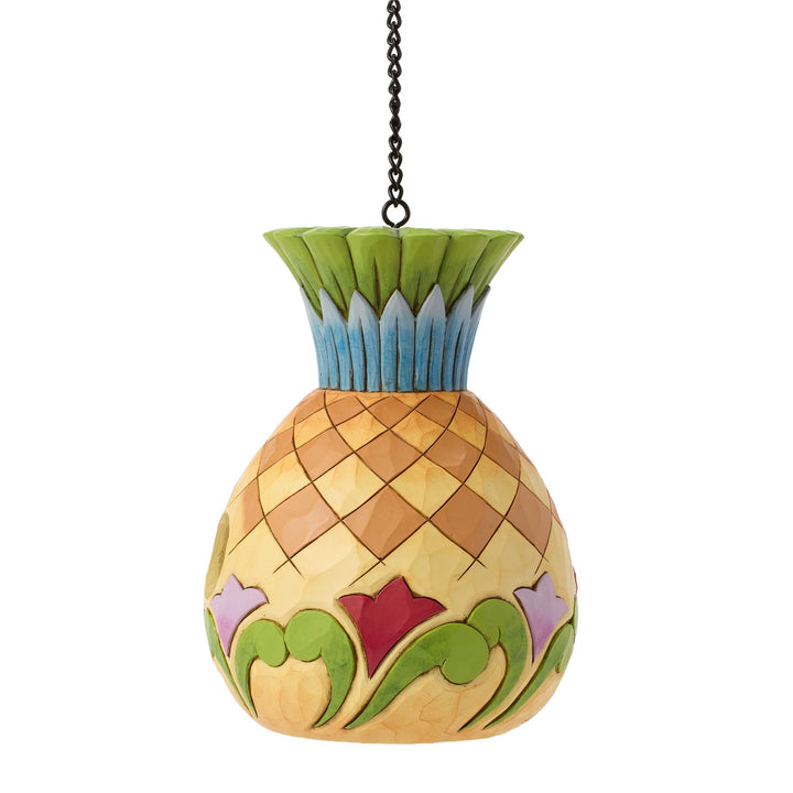 Birdhouse Pineapple Figurine