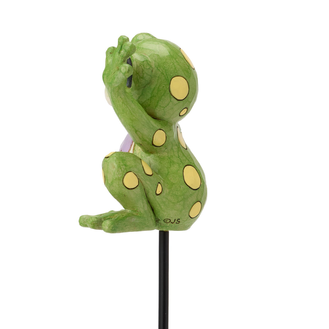 Plant Stake Frog Figurine